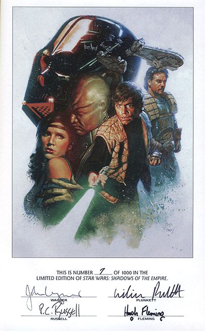 Star Wars Shadows of the Empire Ltd Ed Adam Driver Movies, Drew Struzan, Shadows Of The Empire, Anakin Vader, The Rise Of Skywalker, Rey Star Wars, Rise Of Skywalker, Star Wars Movies, Star Wars Comics