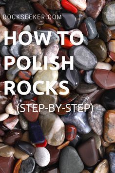 Rock Polisher, Tumbler Instructions, Rock Tumbler Diy, Polish Rocks, How To Polish Rocks, Rock Identification, Rock Tumbling, Rock Tumbler, Rock Hunting