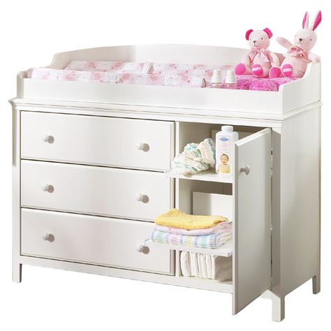 Wayfair.com - Online Home Store for Furniture, Decor, Outdoors & More | Wayfair Dresser To Changing Table, Changing Table With Drawers, Changing Dresser, Kids Chest Of Drawers, Diaper Changing Table, Crib Decor, Twin Nursery, Baby Dresser, Changing Tables