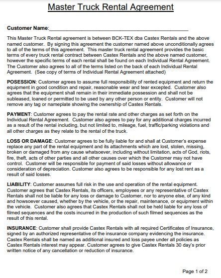 master truck rental agreement template Truck Rental Format For Client, Truck Rental Format For Yahoo, Truck For Sale Format For Client, Truck Format, Lease Agreement Free Printable, Master Truck, Rent Receipt, Trucks For Sell, Real Estate Contract