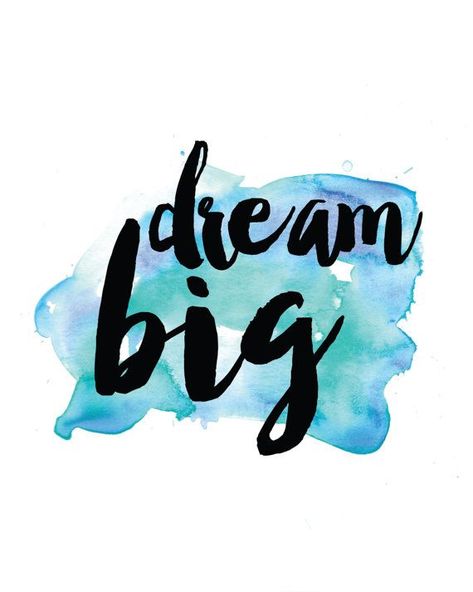 Never STOP dreaming, or working towards your goals! BELIEVE IN YOURSELF YOU WILL GET THERE!  Never let life impede on your ability to MANIFEST your dreams, Dig deeper into your dreams and DEEPER INTO YOURSELF, and anything you believe is possible!  Make SMALL steps everyday and you will have everything you desire, listen to your heart & soul. There's something within you that will tell you exactly what you need to do! Quotes Dream, Watercolor Quote, Never Stop Dreaming, Motivational Prints, Change Quotes, Watercolor Background, Cute Quotes, Quote Prints, The Words