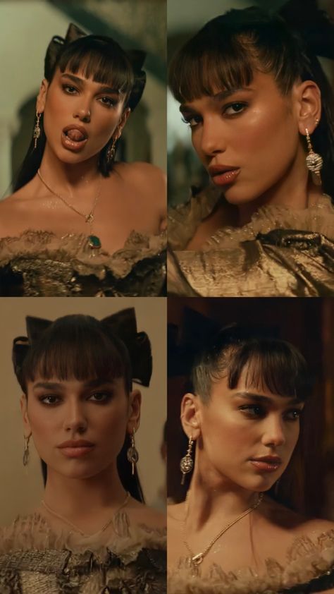 Dua Lipa Bangs, Dua Lipa Music Video Outfits, Dua Lipa Wallpaper, Female Figure Reference, Dua Lipa Concert, Sean Young, Future Nostalgia, Dua Lipa, Female Singers