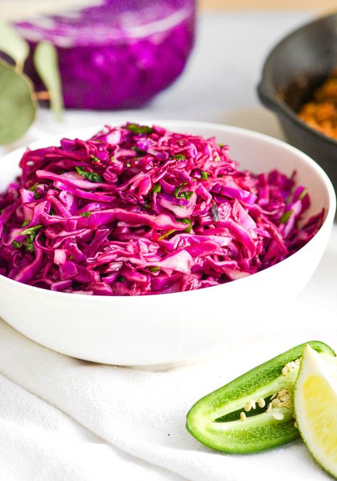 Red Cabbage Mexican Slaw, Red Cabbage For Tacos, Purple Slaw For Tacos, Red Cabbage Tacos, Purple Cabbage Slaw For Tacos, Red Cabbage Taco Slaw, Red Cabbage Slaw For Tacos, Mexican Cabbage Slaw, Lime Cabbage Slaw