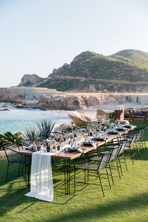 Chileno Bay Wedding, Dinner Setup, Puerto Vallarta Wedding, Dream Beach Wedding, Cabo Wedding, Destination Wedding Mexico, Dream Wedding Venues, Cabo Weddings, Bay Wedding