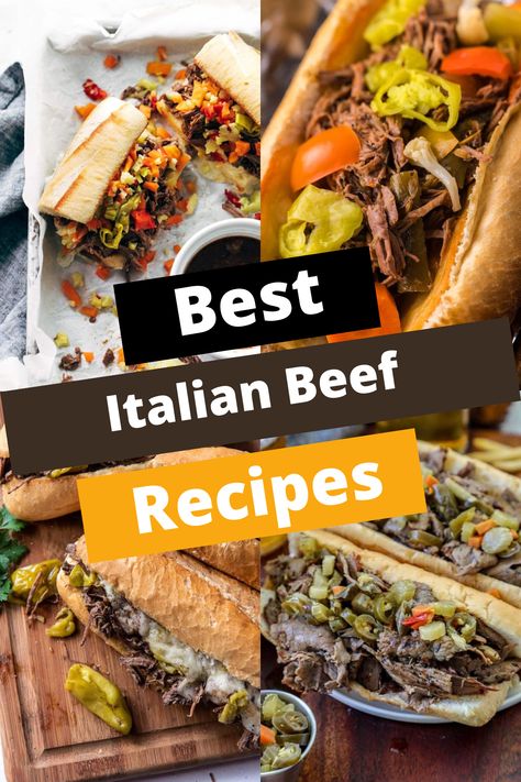 TOP 10 ITALIAN BEEF RECIPES FOR FLAVOR Leftover Italian Beef Recipes, Authentic Chicago Italian Beef Recipe, Italian Beef Recipe, Chicago Italian Beef, Veal Saltimbocca, Saltimbocca Recipe, Italian Beef Recipes, Beef Braciole, Italian Beef Stew