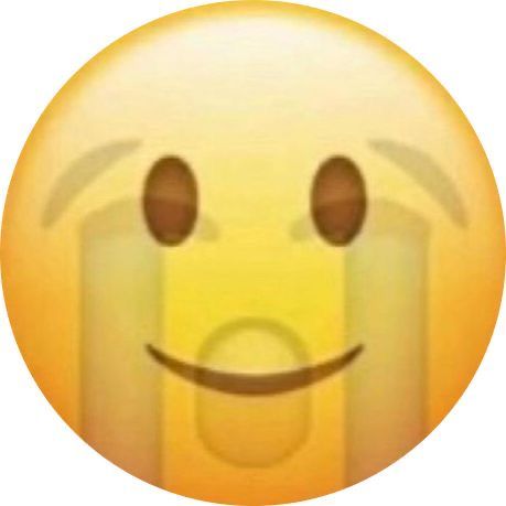 Smile Meme, Happy Crying, Pretending To Be Happy, Emoji Drawings, Crying Emoji, Iphone Stickers, Emoji Images, Cute Funny Cartoons, Fake Smile