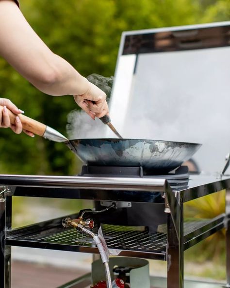 What a combo this is 👀 Our Stainless Steel Bench & our High Pressure Wok Burner are a match made in heaven... try this combo for yourself, you won't be disappointed 🔥 Wok Burner, Stainless Steel Bench, Steel Bench, A Match Made In Heaven, Electrical Appliances, Match Made In Heaven, Gas And Electric, Made In Heaven, Match Making