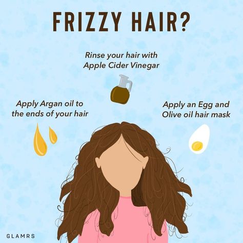 Remedies For Frizzy Hair, Frizzy Hair Remedies, Olive Oil Hair Mask, Frizzy Hair Tips, Longer Hair Faster, Olive Oil Hair, Diy Beauty Treatments, Hair Growth Shampoo, Grow Long Hair