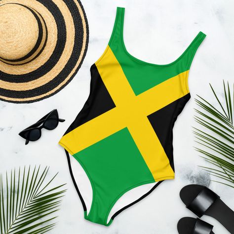 Jamaica Swimwear, Rasta Dress, Large Bust Swimwear, Jamaican Clothing, Plus Size Cocktail Dresses, Swimming Costume, Clothing Plus Size, Swimsuits For All, West Indies