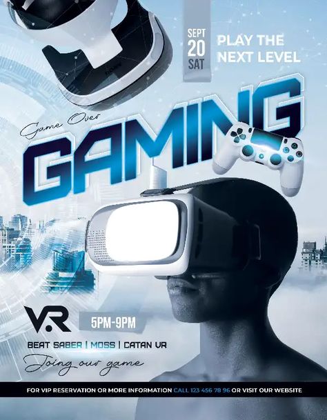 Download the Free VR Game Night Flyer Template! Game Night Background, Game Flyer Design, Game Night Flyer, Free Flyer Design, Free Psd Flyer Templates, Free Psd Flyer, Virtual Games, Gaming Posters, Psd Flyer Templates