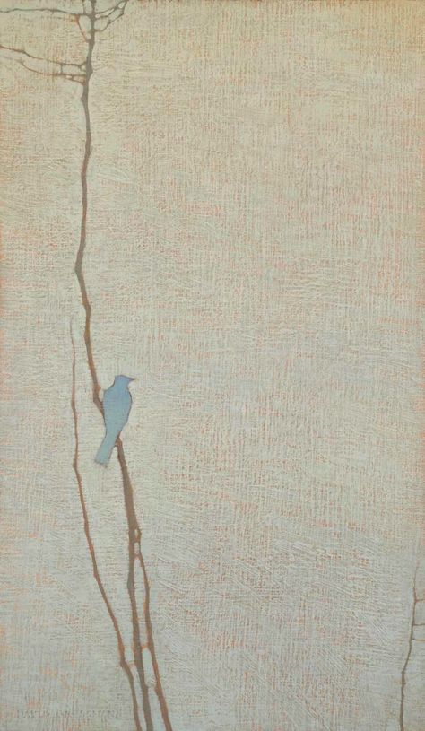 David Grossmann, Blue Bird II | Sold | Jonathan Cooper David Grossman Art, Interior Design New York, Art Deco Interior Design, New York Art, Art Japonais, Japanese Painting, Art Deco Interior, Art And Design, Birds Painting