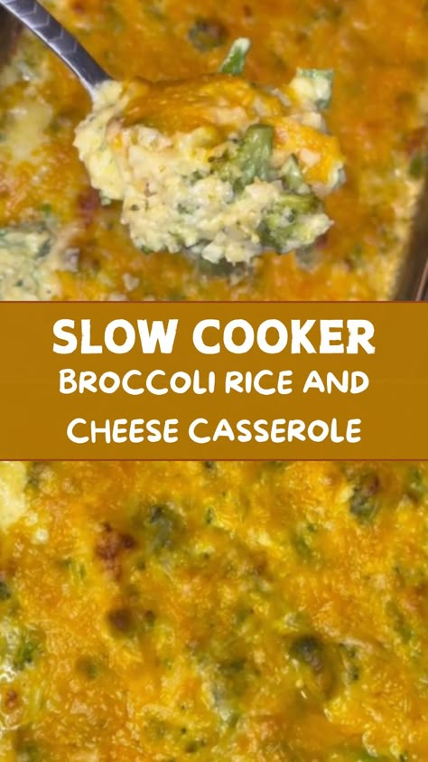 Slow Cooker Broccoli Rice and Cheese Casserole Cheesy Rice Crockpot Recipes, Thanksgiving Broccoli Rice Casserole, Slow Cooker Chicken Broccoli And Rice, Broccoli Rice And Cheese Crockpot, Ham Broccoli Rice Casserole Crock Pot, Crockpot Broccoli Rice Cheese Casserole, Broccoli Rice And Cheese Casserole Crockpot, Broccoli Cheese Rice Crockpot, Broccoli Rice Crockpot Recipes