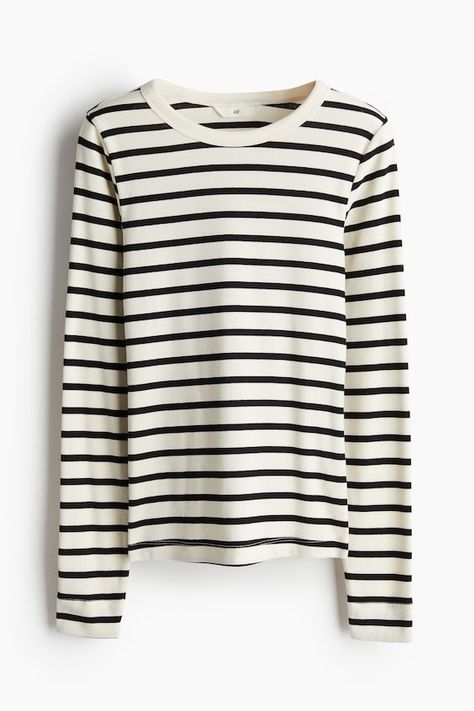 Striped long sleeve outfit