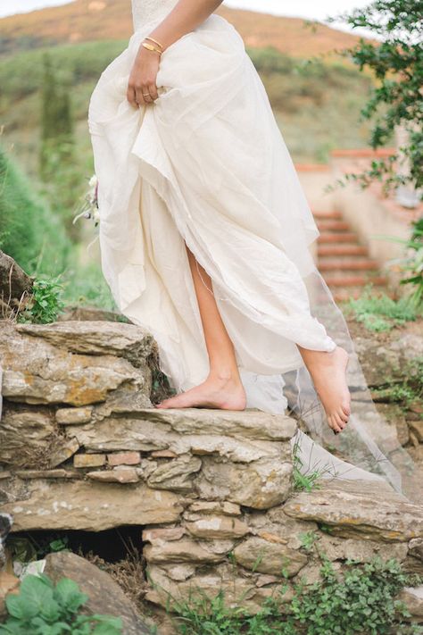 Italian Wedding Dress, Barefoot Bride, Italian Castle, Alexis Rose, Handmade Wedding Dresses, Olive Grove, Wedding Sparrow, Alternative Bride, Destination Wedding Inspiration