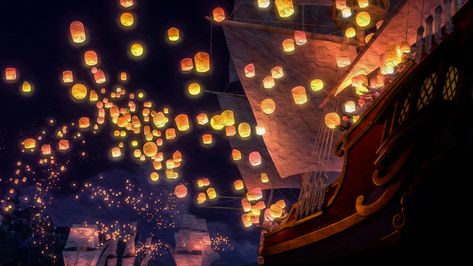 67+ Tangled Wallpapers on WallpaperPlay Tangled Lantern Wallpaper, Sky Lanterns Wallpaper, Disney Desktop Wallpaper, Lantern Wallpaper, Tangled Lanterns, Tangled Wallpaper, Tangled Lights, Floating Lanterns, Laptop Wallpaper Desktop Wallpapers