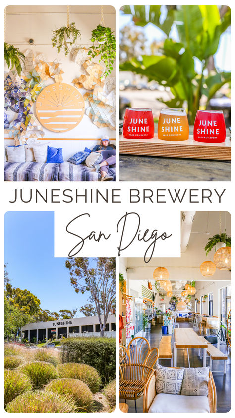 Juneshine Ranch Brewery, homegrown in the city of San Diego, stands out as a trendy destination for craft beverage enthusiasts. Visiting this local San Diego brewery is an experience, and in this blog post you’ll find tips to planning your visit along with 35 original photos taken by us during our visit. #sandiego #kombucha #hardkombucha Culinary Travel, Us Travel Destinations, Sustainable Travel, United States Travel, North America Travel, California Travel, Budget Travel, Travel Advice, America Travel