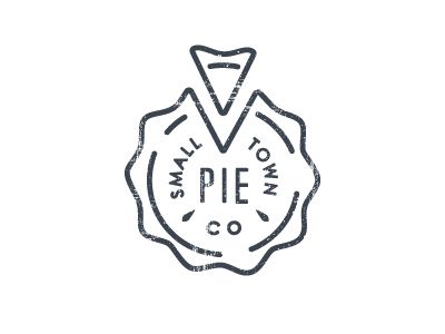 Small Town Pie Company by Jamie Joyet Pie Illustration Cute, Pie Graphic Design, Pie Logo Design, Pie Branding, Pie Logo, Pie Illustration, Sweet Logo, Pie Shop, Bakery Branding