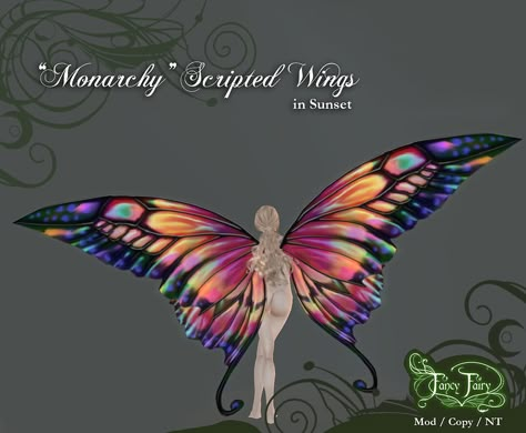 MonarchyVendorSunset | New butterfly inspired fairy wings fr… | Flickr Aphrodite Poster, Fairy Wings Drawing, Purple Fairy Wings, Butterfly Wings Art, Magic Wings, Butterfly Fairy Wings, Wings Drawing, Anime Butterfly, Wings Art