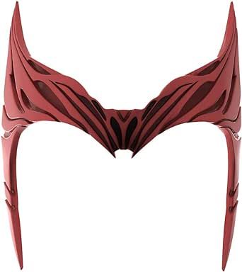 Scarlet Witch Headpiece Maximoff Headwear Wanda Tiara Crown Cosplay Mask Costume Accessory Scarlet Witch Crown Drawing, Wanda Headpiece, Scarlet Witch Accessories, Scarlet Witch Tiara, Wanda Crown, Wanda Maximoff Crown, Wanda Maximoff Headpiece, Scarlet Witch Crown, Scarlet Witch Headpiece