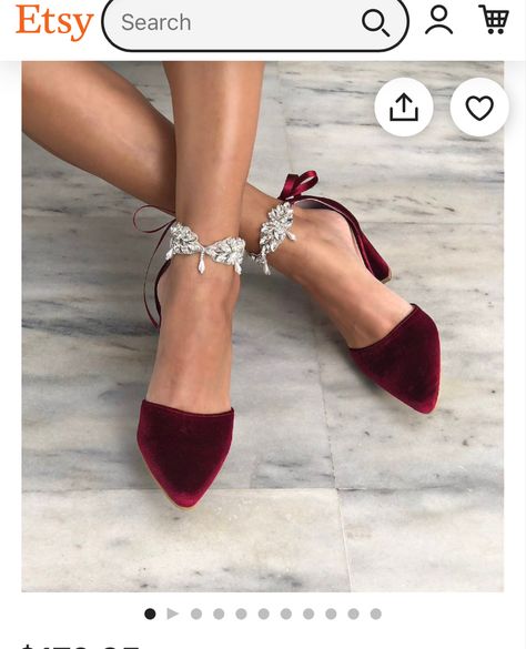 Burgundy Wedding Shoes, Red Velvet Wedding, Dark Red Velvet, Red Wedding Shoes, Velvet Block Heels, Beach Wedding Shoes, Velvet Wedding, Burgundy Heels, Wedding Pumps