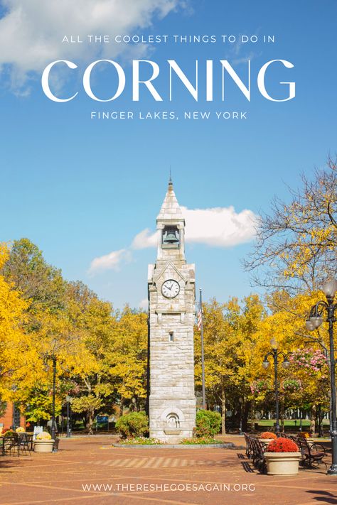 17 Coolest Things to Do in Corning, NY - There She Goes Again U Shaped Bar, Corning Ny, Painted Post, Crystal City, Ny Trip, There She Goes, Corning Museum Of Glass, Watkins Glen, New York Travel