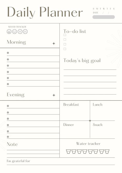 Project Risk Management, Daily Planner Digital, Digital Daily Planner, Undated Daily Planner, Journal Idea, Daily Planner Pages, Office Job, Freelance Business, Daily Plan