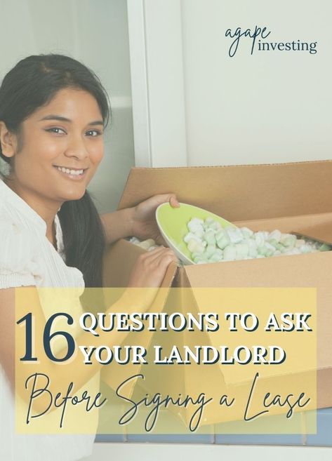 In this article we will go over 16 questions to ask your landlord before signing a lease as well as why each question is important. Some of the questions may not pertain to your specific situation, but could in the future. It's always helpful to get the whole picture of what being a tenant will be like under your new landlord. Being A Landlord First Time, Lease Termination Letter To Landlord, Lease Agreement Landlord Rental Property, Questions To Ask Landlord Before Renting, Office Rental, Managing Rental Properties, Leasing Agent, Mortgage Marketing, Mortgage Free