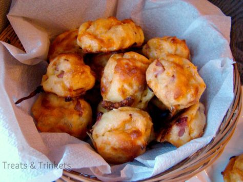 Ham Puffs, Ham And Cheese Puffs, Cheese Puffs Recipe, Curry Soup Recipes, Pork Bacon, Puff Recipe, Cheese Puffs, Curry Soup, Ham Cheese