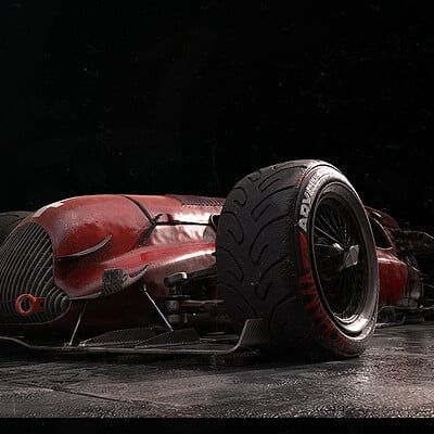 ArtStation - "King Bishop" Steampunk racing car Cyberpunk Car Concept Art, Concept Art Car, Concept Cars Vintage, Go Car, Classic Racing Cars, Old Race Cars, Custom Muscle Cars, Car Trailer, Concept Car Design