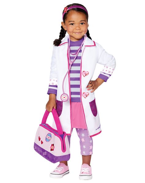 Dr Mcstuffins, Doc Mcstuffins Costume, Doctor Mcstuffins, Doc Mcstuffins Toys, Disney Doc Mcstuffins, Disney Toddler, Doc Mcstuffins, Disney Cosplay, Toddler Costumes