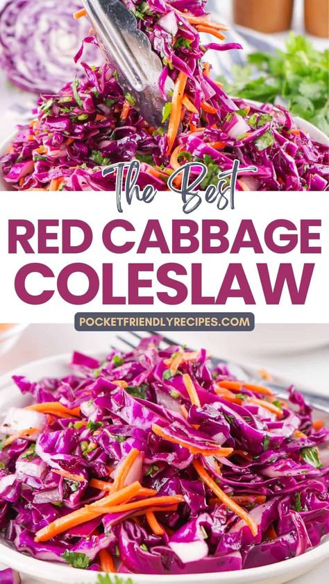 Red Cabbage Slaw Recipes, The Best Coleslaw, Red Cabbage Coleslaw, Jackfruit Burger, Cabbage Coleslaw, Cabbage Slaw Recipes, Best Coleslaw, Red Cabbage Recipes, Red Cabbage Salad