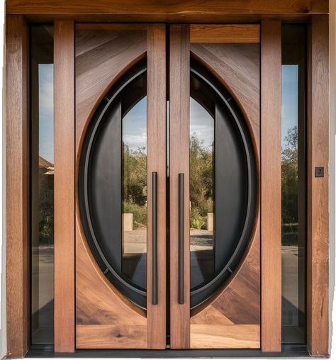 Main Door Design Entrance, Modern Entry Doors, Double Door Entrance, Wooden Ceiling Design, House Main Door, Bathroom Design Styles, Modern Restaurant Design, Modern Entrance Door, Modern Entry Door