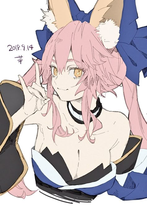 Fgo Tamamo No Mae, Fate Tamamo No Mae, Tamamo No Mae Fate, Fate Tamamo, Tamamo No Mae, Morgan Le Fay, Ghibli Artwork, Fate Extra, Fate Anime Series