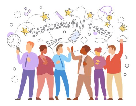 Success Illustration, Success Celebration, Business Illustrations, Celebrate Success, Celebrating Success, Haldi Outfit, Business Team, Team Success, Business Illustration