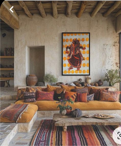 Art And Interior Design, Boho Home Interior Design, Indigenous Interior Design, Artisan Interior Design, Artisan Home Decor, Artisanal Interior Design, South American Interior Design, Arizona Decor Interior Design, Home Aesthetic Ideas