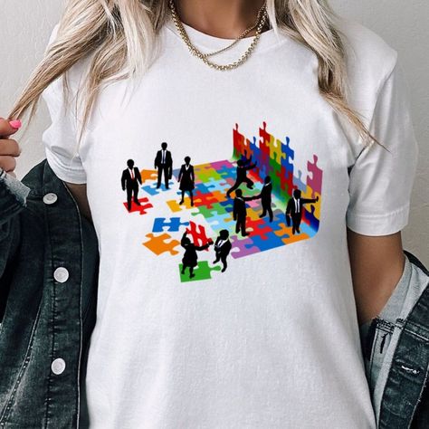 Modern Art Styles, Family Reunion Shirts, Reunion Shirts, Tshirt Printing Design, Statement Shirt, Unisex Tshirt, Tshirt Design, Puzzle Pieces, Family Reunion