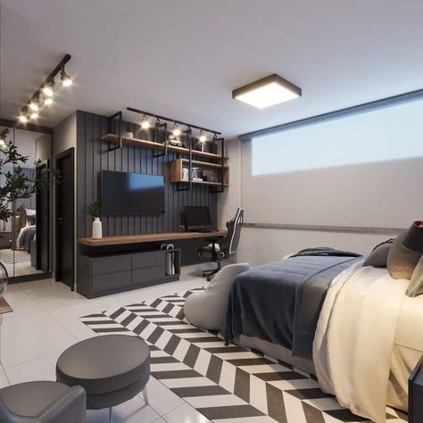 Modern Boys Bedroom, Royal Bedroom Design, Teenager Bedroom Design, Teenager Bedroom Boy, Boys Bedroom Makeover, Boy Bedroom Design, Bedroom Setup, Small Room Design, Teenage Bedroom