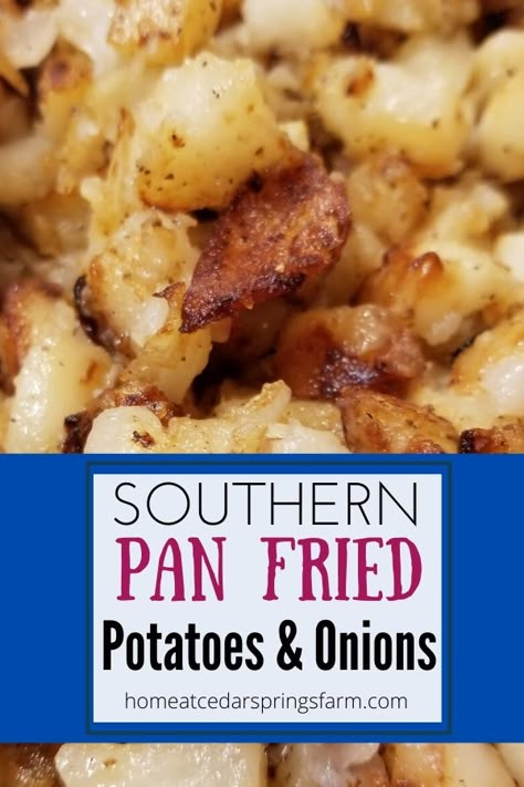 Southern Potatoes And Onions, American Fry Potatoes, Fried Taters Southern, Southern Fried Potatoes Skillet, Smothered Fried Potatoes, Smoother Potatoes And Onions, Fried Skillet Potatoes, Lamberts Potatoes And Onions, Fried Potatoes With Bacon