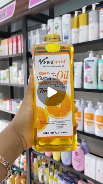 Skincare|Supplement|Beauty store in PORTHARCOURT on Instagram: "Veetgold vitamin C oil corrector is formulated from mixture of different natural plants to give the face and body a natural glowing look and helps fade away the appearance of uneven skin tone Our skin naturally makes oils and lipids, which help prevent water loss from our skin and keep it hydrated. Oils can have many potential benefits, but their overall purpose is to serve as an extra level of protection for your skin" Which Oil Is Best For Skin, Vitamin C Oil For Skin, Best Body Oil For Glowing Skin, Body Oil For Glowing Skin, Best Body Oil, Vitamin C Oil, Skincare Supplements, Best Vitamin C, Vitamin C Benefits