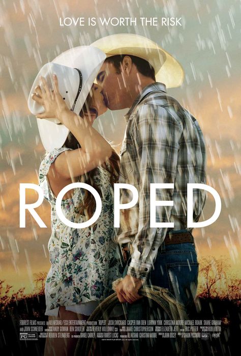 Roped Movie, Rodeo Movies, Josh Swickard, Casper Van Dien, Christina Moore, Valentines 2023, Movie Collage, John Schneider, 2020 Movies