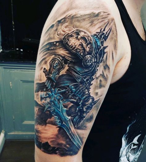 Lich King Tattoo, King Tattoo, Lich King, King Tattoos, Tattoos, Quick Saves