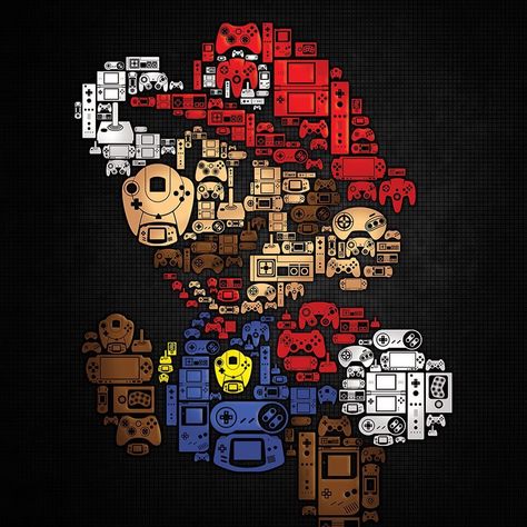 Retro Nintendo, Scratchboard Art, Graphic Design Style, Nintendo Sega, Mario Games, Super Mario Art, Nintendo Art, Mario Art, Graphic Tshirt Design