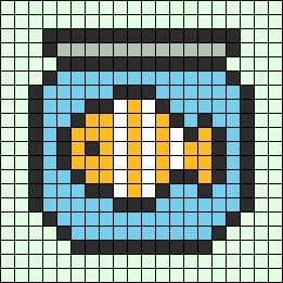 Pixel Art Paper, Cute Small Pixel Art, Cute Pixel Art Easy, Small Pixel Art Pattern, Pixel Fish, Pixel Art Drawings, Animal Pixel Art, Pixel Art Mini, Small Pixel Art