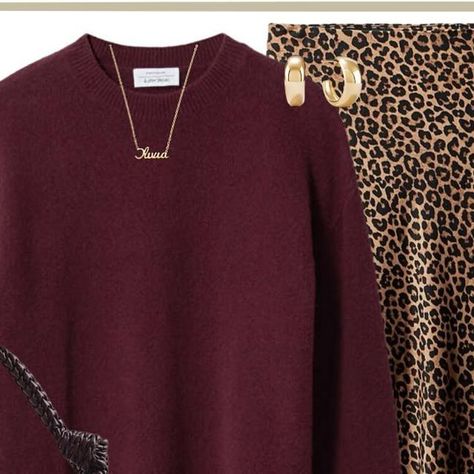 WE LOVE THE HIGHSTREET on Instagram: "In my burgundy era… 🍇🍂

I am just obsessing over this colour for A/W… totally inspired by @jadehayleywilliams_ to combo with my leopard skirt and those gold dust trainers!! 

Are you here for burgundy too? 

✨links in stories today then added to August 2 outifts highlight 

#welovethehighstreet #highstreetfashion #highstreetshopping #styleblogger #styleinspo #fashionblogger #fashionstyle #fashioninspo 
#burgundy #autumnvibes" Burgundy Trainers Outfit, Burgundy And Leopard Outfit, Trainers Outfit, Leopard Outfits, Burgundy Style, High Street Shops, Leopard Skirt, Gold Dust, Fall Fits