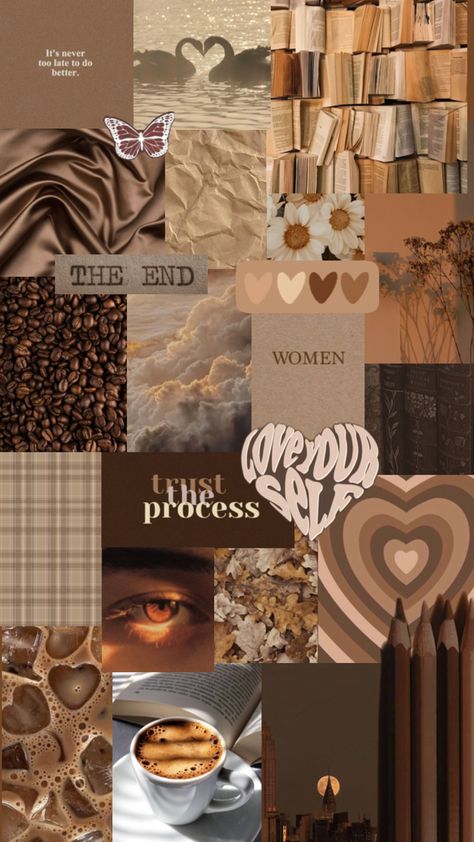 #coffee #aesthetic #brownaesthetic #brown Self Love Brown Aesthetic, Rose Brown Aesthetic, Brown And Cream Aesthetic, Coffee Aesthetic Background, Brown Esthetics, Brown Aesthetic Bedroom, Mocha Brown Aesthetic, Rosé Brown Aesthetic, Coffee Brown Wallpaper