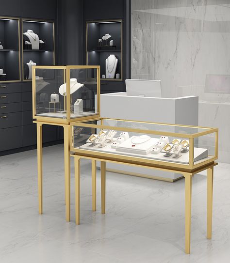 High End Jewelry Store Interior, High End Jewelry Display, Jewelry Shop Interior Design Jewellery Display, Jewellery Shop Interior Design, Jewelry Store Interior Design, Jewelry Shop Design, Jewelry Shop Window, Jewelry Display Cabinet, Jewellery Showcase