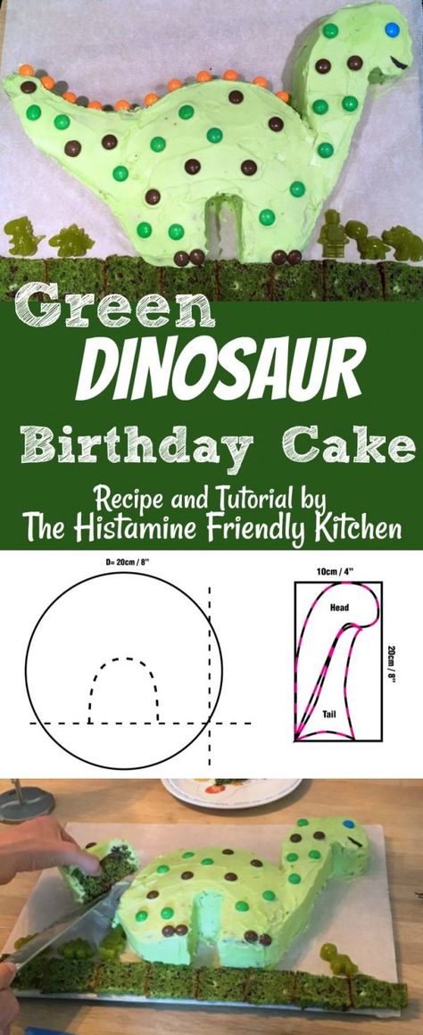 Dinosaur Cake Diy, Dinosaur Shaped Cake, Green Dinosaur Cake, Dinosaur Cake Tutorial, Dinasour Birthday, Dinosaur Birthday Cake, Boys Cake, Dino Cake, Roblox Characters