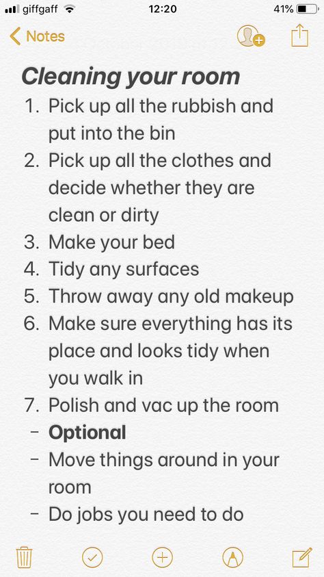 How To Clean Your Room In 10 Minutes, Room Tidying Tips, Tidy Bedroom Tips, How To Tidy Your Bedroom Step By Step, How To Make Cleaning Fun, Deep Cleaning Your Room, Bedroom Deep Cleaning List, How To Organise Your Room, Tidy Room Checklist