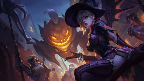 Halloween Parade, ye yuan on ArtStation at https://www.artstation.com/artwork/Jllk6a Overwatch Halloween Pfp, Overwatch Halloween, Overwatch Drawings, Overwatch Wallpapers, Mercy Overwatch, Halloween Parade, Overwatch Fan Art, Animal Print Wallpaper, Splash Art