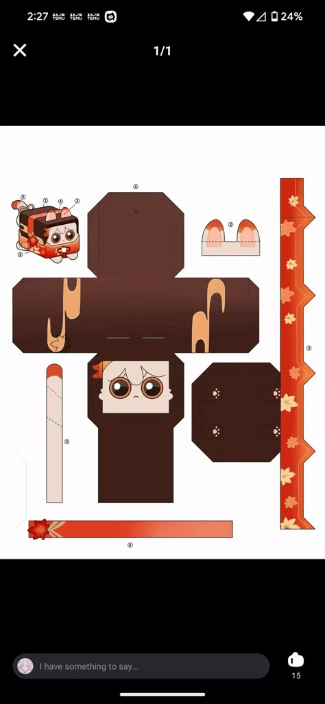 Genshin Impact Papercraft, Papercraft Templates Printables, Paper Toys Template, Instruções Origami, Puppet Crafts, Paper Doll Template, Papercraft Templates, Character Maker, Paper Quilling Designs